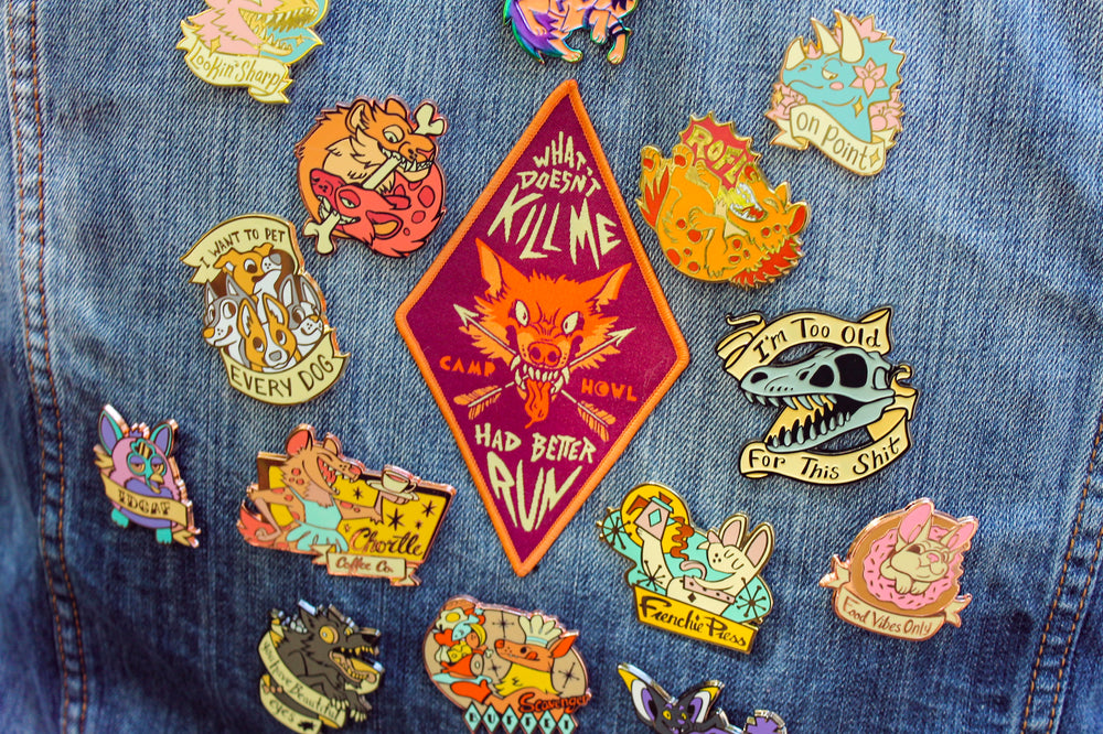 Enamel Pins and Patches