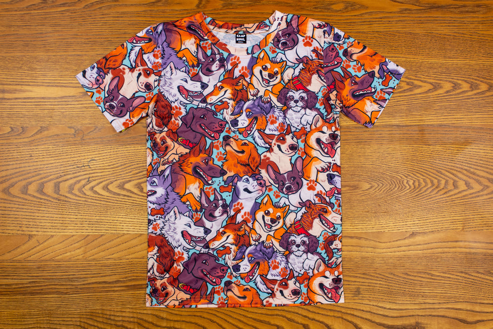 
            
                Load image into Gallery viewer, All Over Print Dog Tee Shirt
            
        