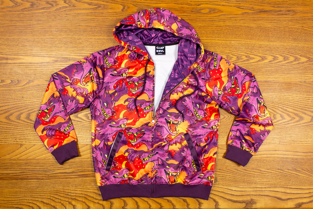 
            
                Load image into Gallery viewer, All Over Print Werewolf Hoodie
            
        
