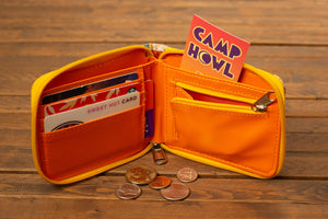 New Fox Bifold Zipper Wallet