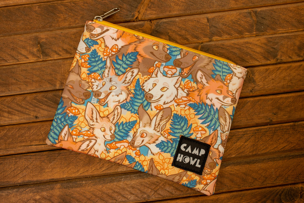New Fox Zipper Pouch