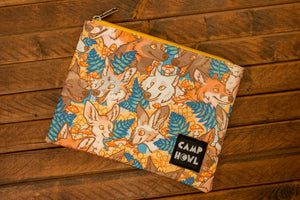 New Fox Zipper Pouch