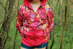 *FINAL STOCK* All Over Print Hyena Hoodie