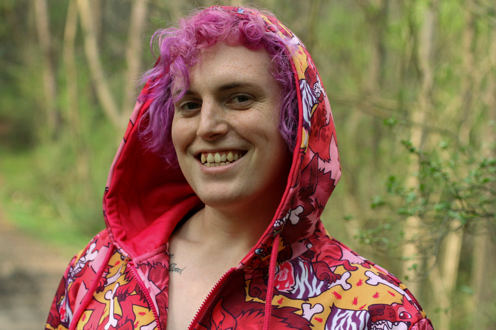 *FINAL STOCK* All Over Print Hyena Hoodie