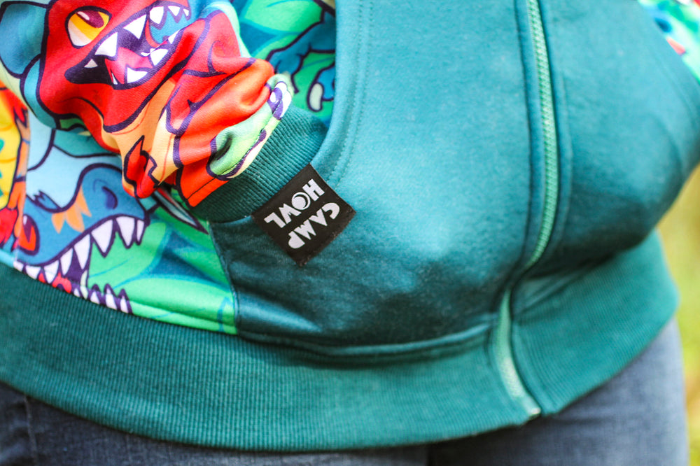 *FINAL STOCK* All Over Print Dinosaur Hoodie