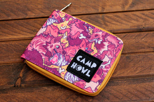 Hyena Bifold Zipper Wallet