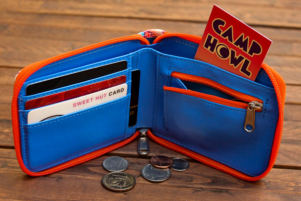 Wildcat Bifold Zipper Wallet