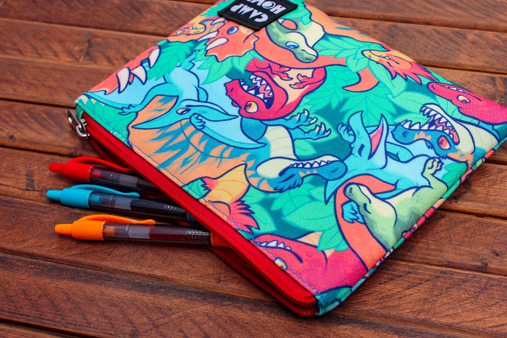 Dinosaur Zipper Pouch
