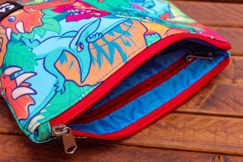 
            
                Load image into Gallery viewer, Dinosaur Zipper Pouch
            
        