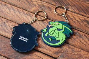 Jersey Devil Rubber Keychain