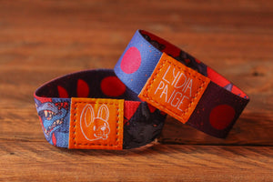 Halloween Fabric Bracelet - Werewolves