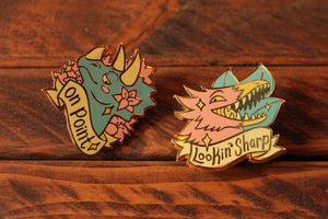 Dashing Dinosaurs - Hard Enamel Pins