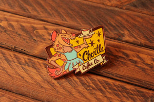 
            
                Load image into Gallery viewer, Chortle Coffee Co. - Hard Enamel Pin
            
        