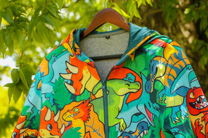 *FINAL STOCK* All Over Print Dinosaur Hoodie
