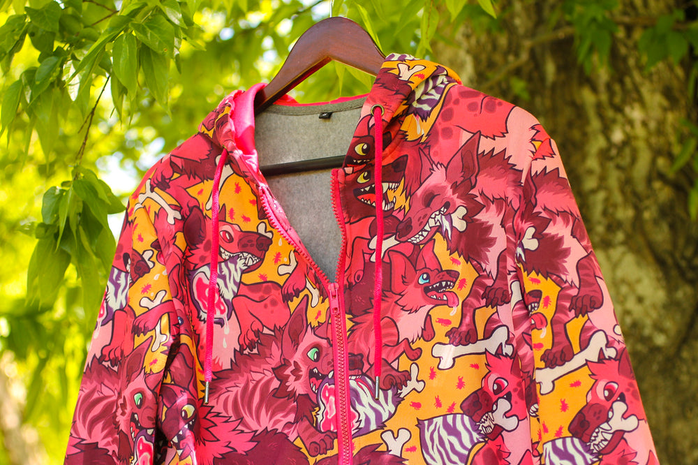 *FINAL STOCK* All Over Print Hyena Hoodie