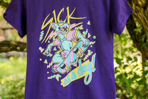 Purple "Sick As A Dog" Tee Shirt