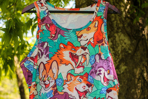 
            
                Load image into Gallery viewer, All Over Patterned Wildcat Tank Top
            
        
