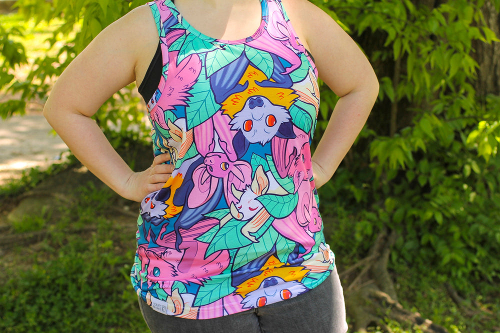
            
                Load image into Gallery viewer, All Over Patterned Bat Tank Top
            
        