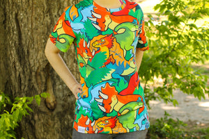 *FINAL STOCK* All Over Print Dinosaur Tee Shirt