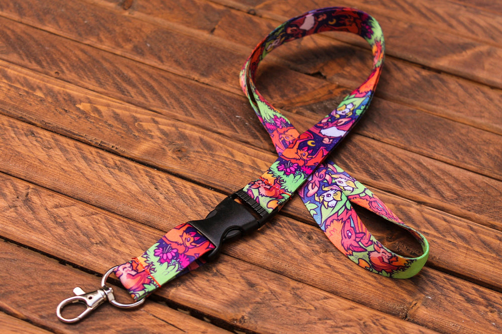 
            
                Load image into Gallery viewer, Bat Lanyard with Buckle and Lobster Claw
            
        