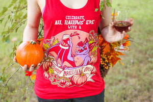 Red "Bloody Brilliant Brew" Tank Top