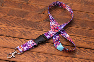 Dog Lanyard with Buckle and Lobster Claw