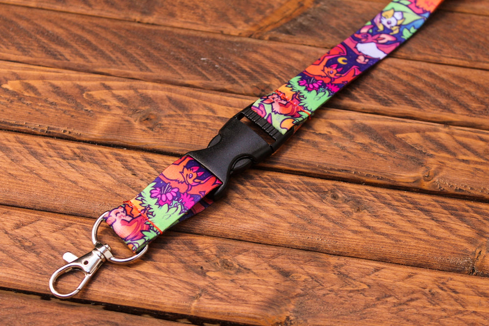 Bat Lanyard with Buckle and Lobster Claw